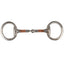 STC Eggbutt Snaffle Bit With Copper And Stainless Steel Rollers And Flat Rings - Equine Horse Wear - Cob 12.5cm-Full 13.5cm