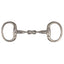 STC Eggbutt Snaffle Bit With French Mouth And Round Rings - Equine Horse Wear - Pony  11.5cm-Cob 12.5cm-Full 13.5cm-Warmblood 14.5cm