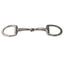 STC Eggbutt Snaffle Bit With Thin Solid Mouth And Flat Rings - Equine Horse Wear - Pony 11.5cm-Cob 12.5cm-Full 13.5cm