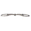 STC Eggbutt Snaffle Bit With Thin Solid Mouth And Flat Rings - Equine Horse Wear - Pony 11.5cm-Cob 12.5cm-Full 13.5cm