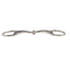STC Equisteel Chrome Plated Eggbutt Snaffle Bit - Equine Horse Wear - Cob 12.5cm-Full 13.5cm