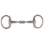 STC Equisteel Stainless Steel Eggbutt Snaffle Bit With French Mouth And Round Rings - Equine Horse Wear - Pony 11.5cm-Cob 12.5cm-Full 13.5cm-Warmblood 14.5cm