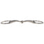 STC Equisteel Stainless Steel Eggbutt Snaffle Bit With Thin Solid Mouth And Flat Rings - Equine Horse Wear - Pony 11.5cm-Cob 12.5cm-Full 13.5cm