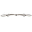 STC Equisteel Stainless Steel Tom Thumb Snaffle Bit - Equine Horse Wear - Pony 11.5cm-Cob 12.5cm-Full 13.5cm