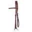 STC Fort Worth 5/8" Leather Headstall - Equine Horse Wear - Chestnut-Latigo