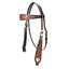 STC Fort Worth Basket Weave Headstall - Equine Horse Wear - Default Title