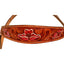 STC Fort Worth Carved Pink Floral Headstall - Equine Horse Wear - Default Title