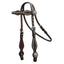 STC Fort Worth Floral Concho Headstall - Equine Horse Wear - Default Title