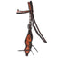 STC Fort Worth Frontier Headstall with Filigree Tooling - Brown