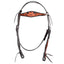 STC Fort Worth Frontier Headstall with Filigree Tooling - Brown - Equine Horse Wear - Default Title