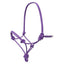 STC Fort Worth Hard Core Rope Halter - Equine Horse Wear - Purple/Grey-Teal/Grey-Black/Brown