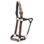 STC Fort Worth Leather Halter with Tooled Pattern - Equine Horse Wear - Full-Cob