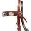 STC Fort Worth Longhorn Headstall - Cowhide Inlay