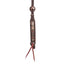 STC Fort Worth Navajo Brow Headstall - Equine Horse Wear - Brown-Light Brown