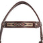 STC Fort Worth Navajo Brow Headstall - Equine Horse Wear - Brown-Light Brown