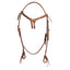 STC Fort Worth Ohio Knotted Brow Headstall - Equine Horse Wear - Default Title