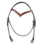 STC Fort Worth Outlaw V Brow Basketweave Headstall