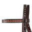 STC Fort Worth Prairie Dreams Headstall - Brown Flowers