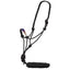 STC Fort Worth Rope Halter Beaded Nose with Lead - Equine Horse Wear - Baby Blue-Black-Black/Cream-Blue-Burgundy