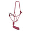 STC Fort Worth Rope Halter Beaded Nose with Lead - Equine Horse Wear - Baby Blue-Black-Black/Cream-Blue-Burgundy