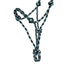 STC Fort Worth Rope Halter - Equine Horse Wear - Black-Black/Turquoise-Chocolate/Turquoise-Purple/Pink