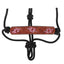 STC Fort Worth Rope Halter Leather Nose - Pink Floral - Equine Horse Wear - Default Title