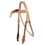 STC Fort Worth Santa Fe Knotted Brow Headstall