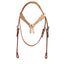 STC Fort Worth Santa Fe Knotted Brow Headstall