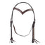STC Fort Worth Savanna Headstall - Brown Leopard Print