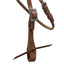 STC Fort Worth Straight Browband Headstall - Equine Horse Wear - Chestnut-Harness