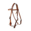 STC Fort Worth Straight Browband Headstall - Equine Horse Wear - Chestnut-Harness