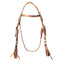 STC Fort Worth Sunrise Headstall - Equine Horse Wear - Dark-Light