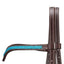 STC Fort Worth V Brow Headstall - Turquoise Braiding - Equine Horse Wear - Default Title