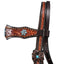 STC Fort Worth Wildflower Headstall - Turquoise & Copper - Equine Horse Wear - Default Title