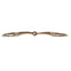 STC Gold Medal Eggbutt Snaffle Bit With Thin Solid Mouth & Flat Rings - Equine Horse Wear - Cob 12.5cm-Full 13.5cm