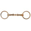 STC Gold Medal Heavy Loose Ring Training Snaffle Bit - Equine Horse Wear - Cob 12.5cm-Full 13.5cm-Warmblood 14.5cm