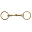 STC Gold Medal Loose Ring Bradoon Bit With 65mm Rings - Equine Horse Wear - Pony 11.5cm-Cob 12.5cm-Full 13.5cm