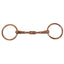 STC Gold Medal Rose Gold Loose Ring Training Snaffle Bit - Equine Horse Wear - Pony 11.5cm-Cob 12.5cm-Full 13.5cm