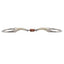 STC Happy Mouth Contour Flat Bit Eggbutt With Copper Roll Mouth - Equine Horse Wear - Cob 12.5cm-Full 13.5cm