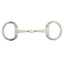 STC Happy Mouth Contour Flat Bit Eggbutt With Double Jointed Mouth - Equine Horse Wear - Cob 12.5cm-Full 13.5cm