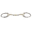 STC Happy Mouth Contour Flat Bit Eggbutt With Double Jointed Mouth - Equine Horse Wear - Cob 12.5cm-Full 13.5cm