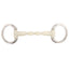 STC Happy Mouth Flat Ring Eggbutt Bit With Flexible Mouth - Equine Horse Wear - Cob 12.5cm-Full 13.5cm-Warmblood 14.5cm