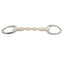 STC Happy Mouth Flat Ring Eggbutt Bit With Flexible Mouth - Equine Horse Wear - Cob 12.5cm-Full 13.5cm-Warmblood 14.5cm