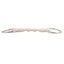STC Happy Mouth Flat Ring Eggbutt Bit With Flexible Mouth - Equine Horse Wear - Cob 12.5cm-Full 13.5cm-Warmblood 14.5cm