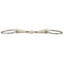 STC Happy Mouth Loose Ring Snaffle Bit With Double Jointed Mouth - Equine Horse Wear - Cob 12.5cm-Full 13.5cm