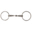STC Heavy Mouth Loose Ring Snaffle Bit With 80mm Rings - Equine Horse Wear - Cob 12.5cm