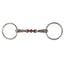 STC Heavy Training Snaffle Bit With Copper Ball Centre Join - Equine Horse Wear - Cob 12.5cm