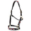 STC Jeremy & Lord Leather Polo Halter - Equine Horse Wear - Black / Full-Brown / Full