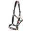 STC Jeremy & Lord Leather Polo Halter - Equine Horse Wear - Black / Full-Brown / Full