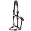 STC Jeremy & Lord Leather and Rope Halter - Equine Horse Wear - Black/Burgundy / Full-Black/Burgundy / Cob-Black/Hunter Green / Full-Black/Hunter Green / Cob-Black/Navy / Full